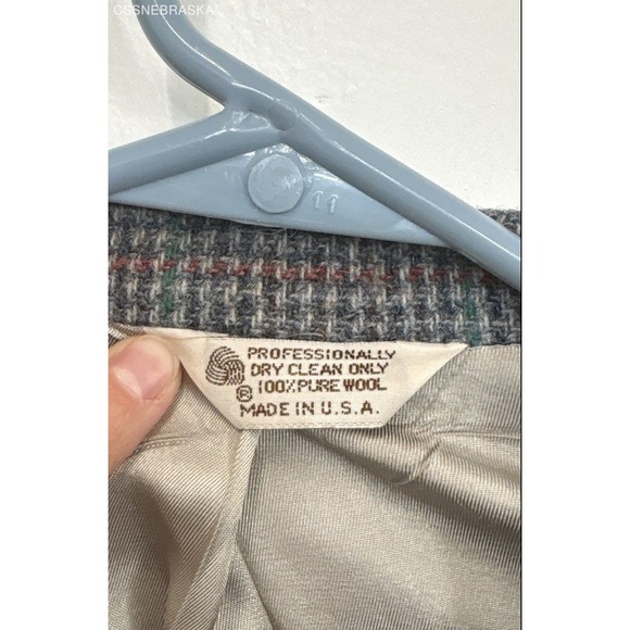 NEW ENGLAND COLL Gray Mens PURE WOOL 2 Button Vented coat -‎ Size 42R - Picture 4 of 12